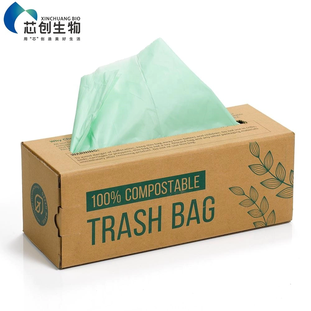 Biodegradable Rubbish Bag Compostable Disposable PLA Wholesale Environmentally Friendly Trash Bag