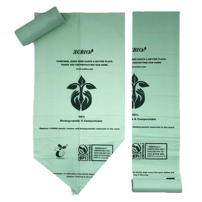 EN 13432 100% Biodegradable Eco Friendly Compostable Garbage Bags