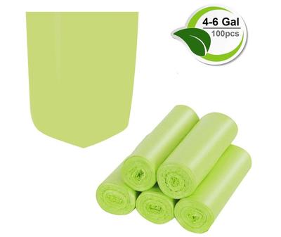 Gallon Trash Recycling & Degradable Small Garbage Compostable Strong Rubbish Wastebasket Bags for Kitchen PLA Bathroom Bag