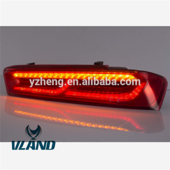 VLAND manufacturer accessory for Car Tail lamp for Camaro LED Taillight 2015 2016 2017 with moving turn signal