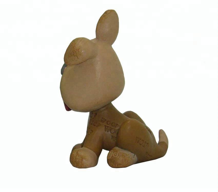 Eco-friendly garden home decoration 3d resin dog statues