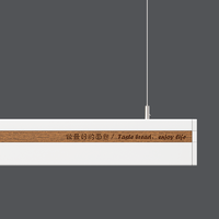 Black Painting Seamless Connected 18w 1200mm Pendant Led Linear Light