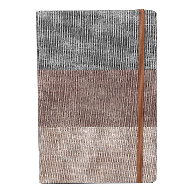 product-Custom logo Vintage linen cover sketch notebook printed blank notepad note book-Dezheng-img-1