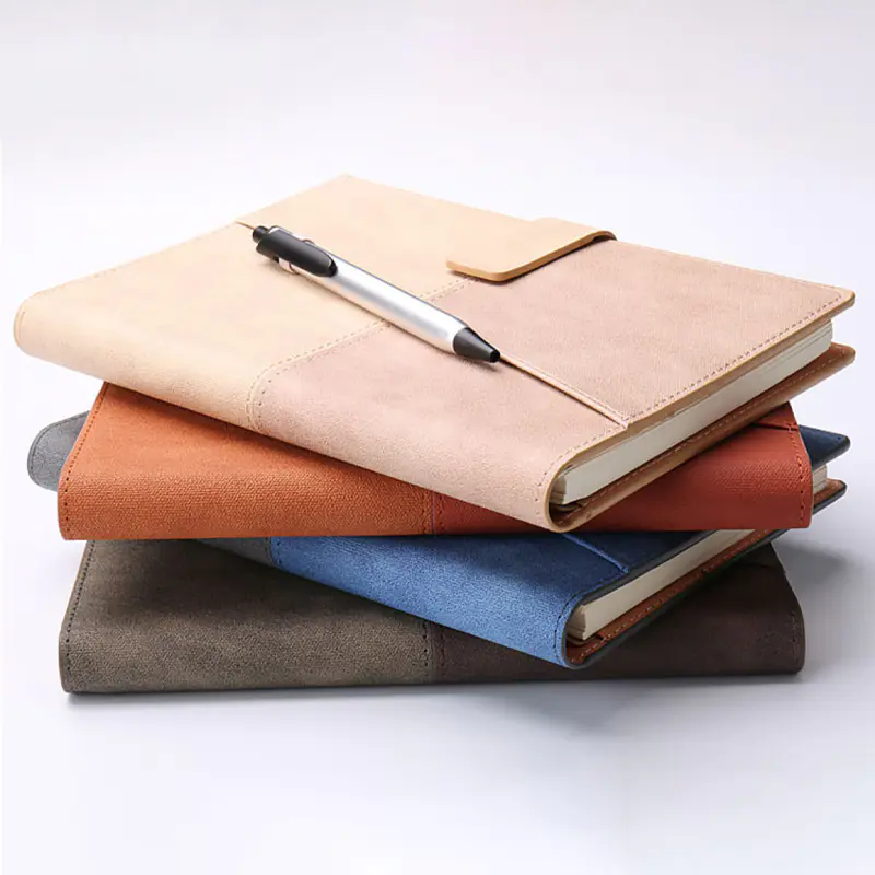 Factory manufacturer supplier a5 school diary design PU Leather Notebook