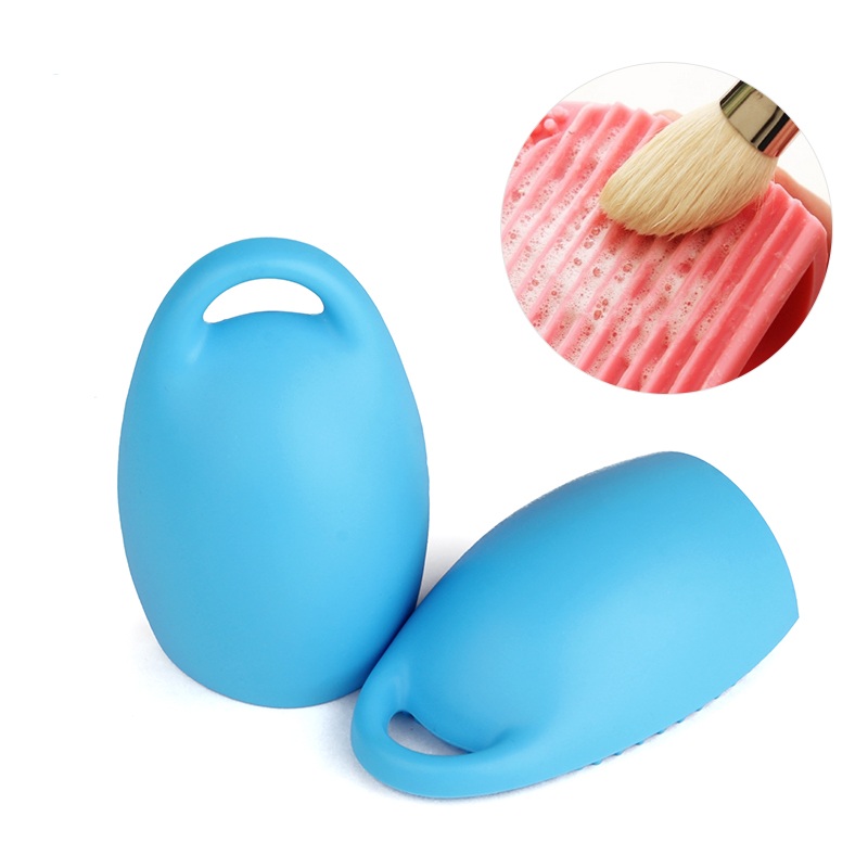 Silicone Multi Texture Surface Make Up Brush Cleaning Tool