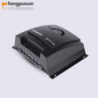 Fangpusun 12V 24V Battery Charger System Hybrid LED Solar Controller MPPT 20A