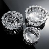 Hot Sale CreativeSimple Personalize Crystal Glass Round Ashtray For Living Room /Office