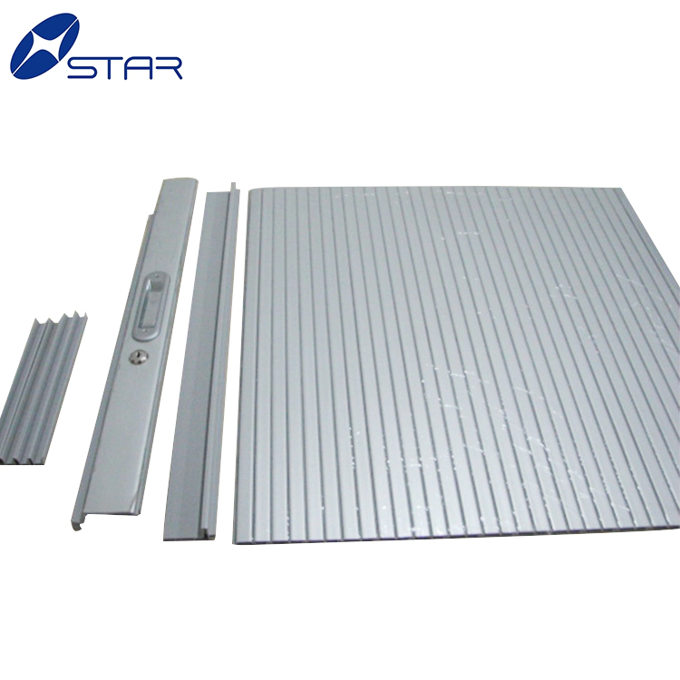 Surface wooden pvc roller shutter door cabinet