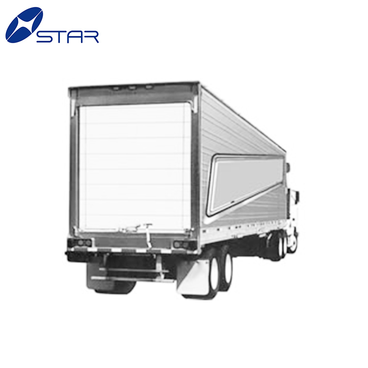 Heat isolation chiller truck roller shutter door