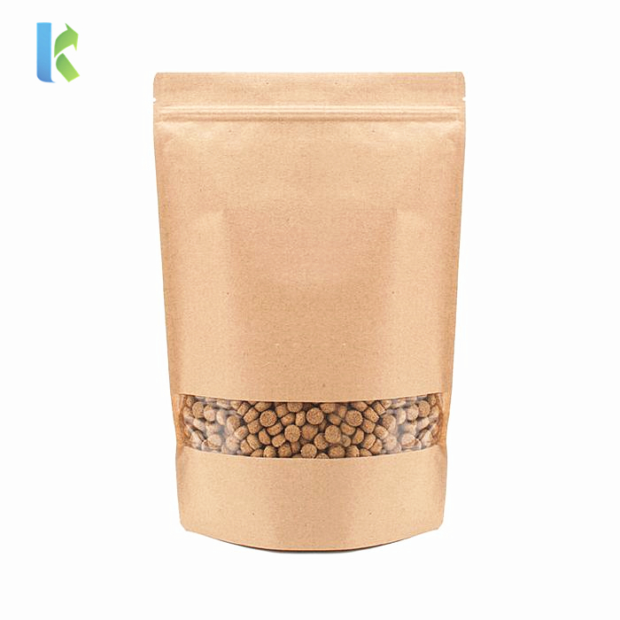 Custom Printed Stand Up Pouch with Zipper Packaging Kraft Paper Bag