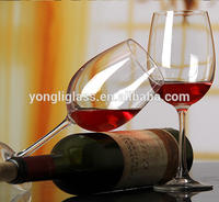 350ml Lead free high transparent wedding use red wine glass goblet
