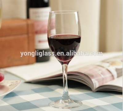 Hot selling 350ml red wine glass/drinking glass/ crystal glasses