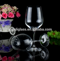 Lead free thick stem red wine glass