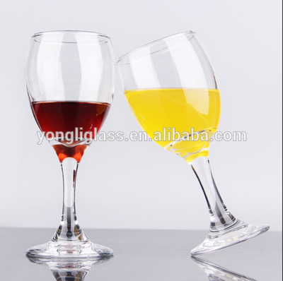 High white glass red wine glass, balloon wine glass , short stem red wine glass