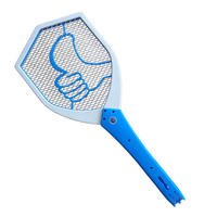 Rechargeable Electric Mosquito Swatter Make Mosquito Bat with LED Torch