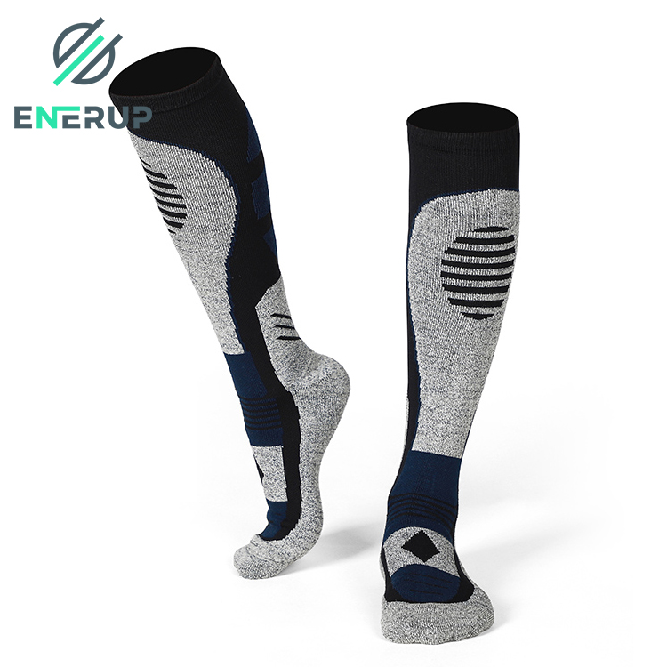Enerup Custom OEM Customised Medias Feminina Thick for Mens Women Warm Winter Thick Sports Merino Wool Socks Wholesale