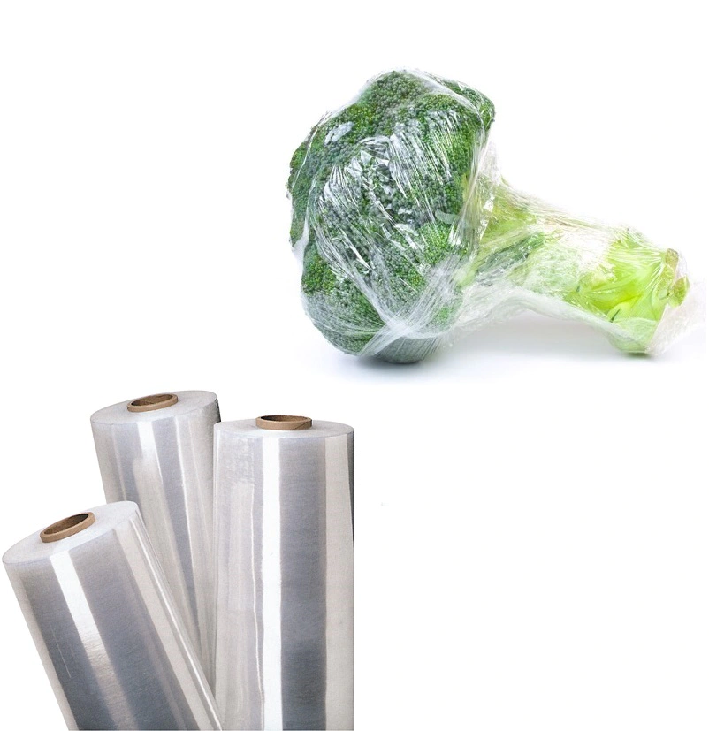100% compostable cling film transparent cling film food grade stretch wrap biodegradable cling film