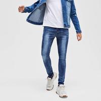 Factory customized men's trousers jeans men's casual blue skinnydenim jeans