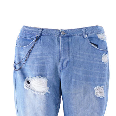 low price in stock jeans one size plus size stacked men jeans