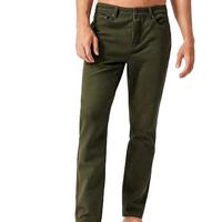 New Fashion Straight Cotton Army Green Denim Men Jeans