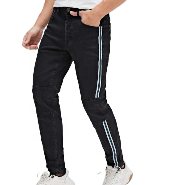 Wholesale Skinny Design Pants Mens Biker Jeans Casual Denim Jeans Trousers