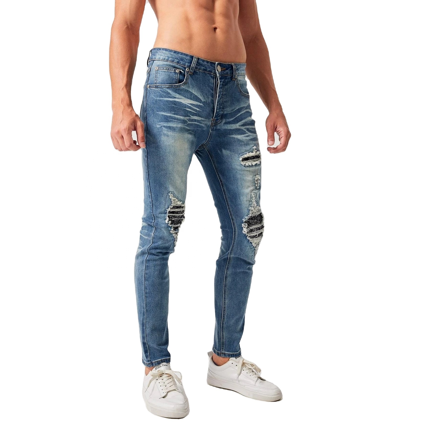 2020 classic fashion fall jeans streetwear motorcycle jeans for men