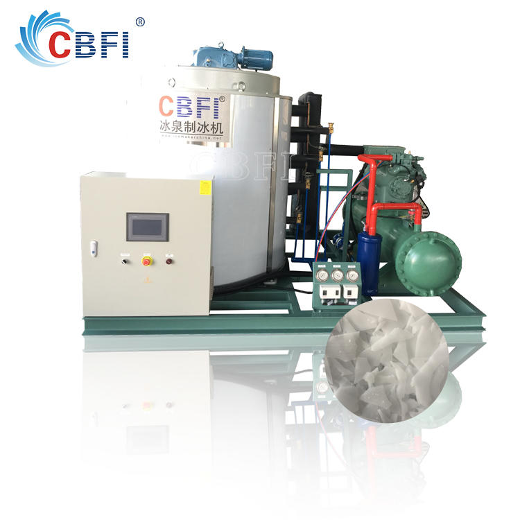 Sea water flake ice machine installed in the ship with best price