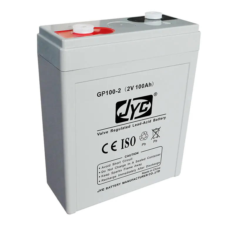 High quality gel battery 2V 100AH for solar wind EPS,UPS,signal emergency lighting systems with low price