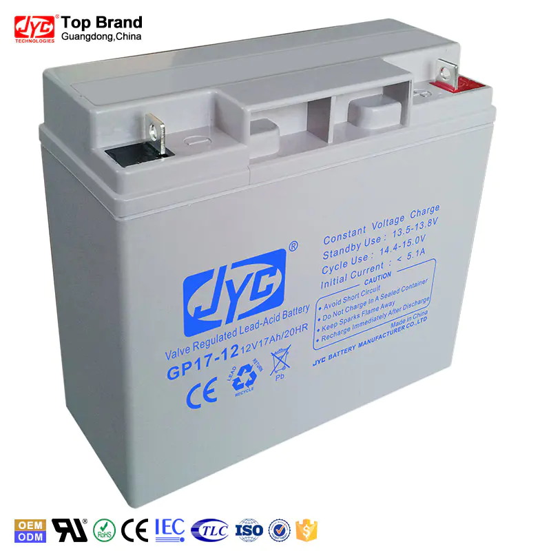 Maintenance Free Sealed Rechargeable Battery 12v 17ah 20hr Battery for UPS Uninterruptible Power Supplies