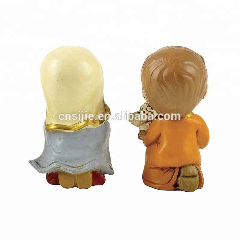 Polyresin religious figurines nativity set for home decoration