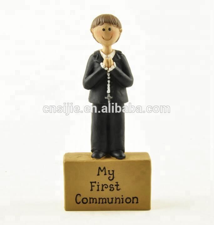 Custom resin my First Communion religious figures