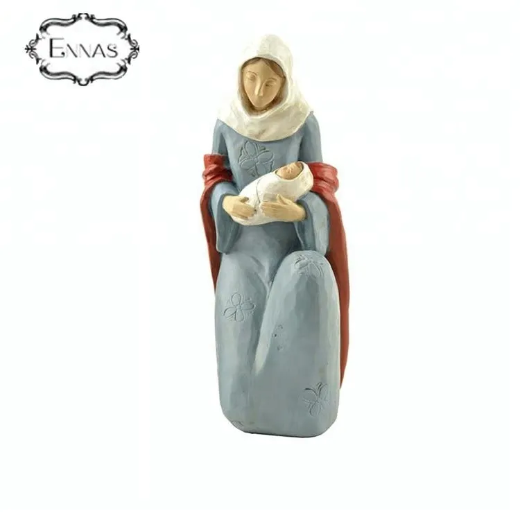 Factory Direct Sale Resin Mary / Baby Jesus Religious Decoration Gifts