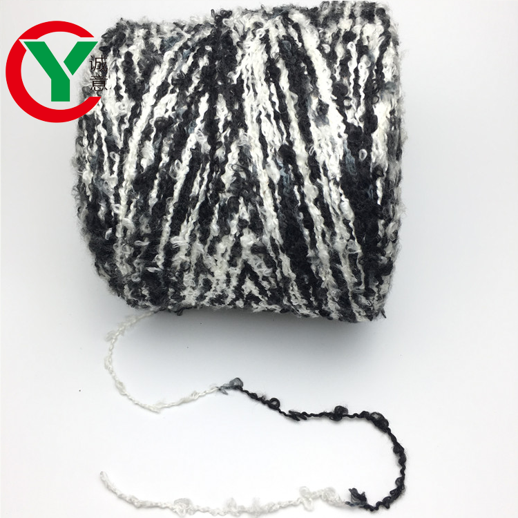Полиэфирная петля 1 / 2,4 Нм / пряжа fancysweater для машинного вязания