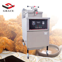 Commercial 25L Electric/Gas Stainless Steel Beijing Type Fried Chicken Pressure Fryers