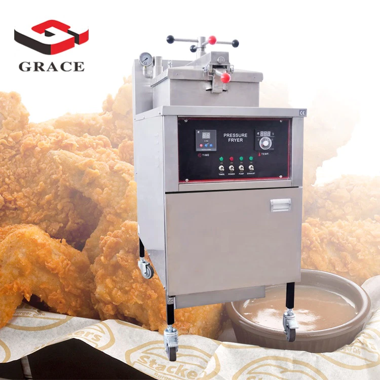Grace Commercial CE certificated Stainless steel KFC 25L Electric/Gas Fried  Fryer Chicken Pressure Fryers-Grace