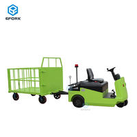 Low price Seat-ride Electric Towing Tractor 3 ton,4 ton,6 ton Capacity