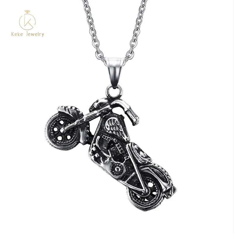 Jewelry wholesale stainless steel motorcycle men's pendant necklace PN-465
