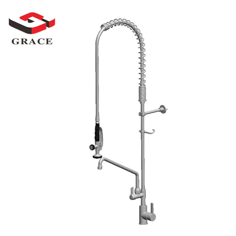 Commercial kitchen Single Handle Spray Kitchen Faucet Mixer Tap