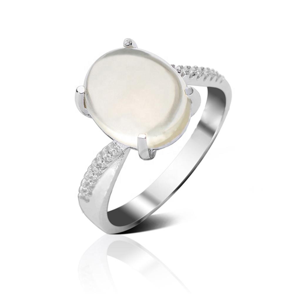 product-BEYALY-Men Silver Ring 925 Natural Stone, Wholesale Silver 925 Mens Ring With Natural Stone--2