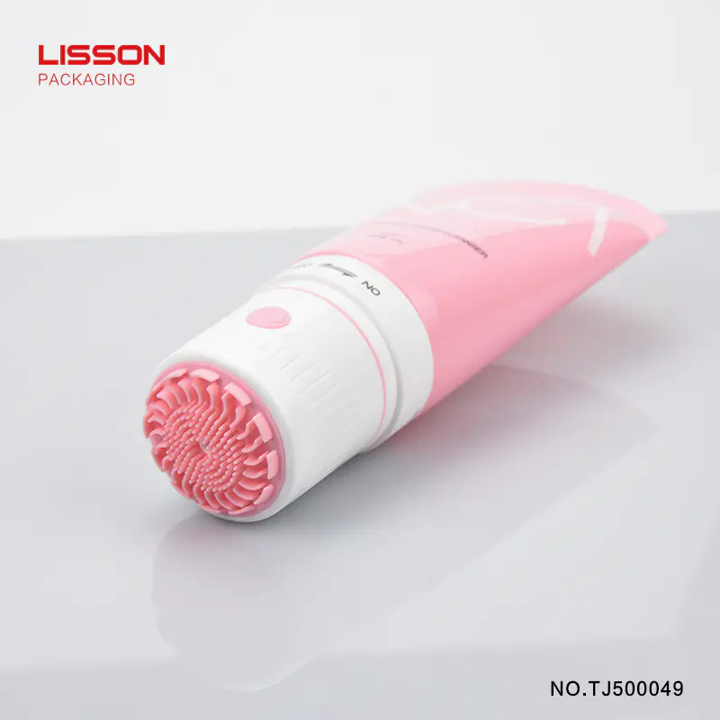 80-200ml high-end and best price empty silicone brush tube for face wash cream made in China