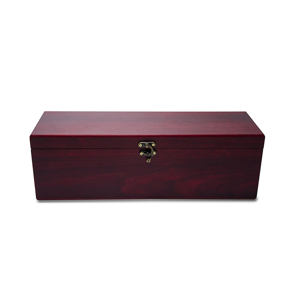 Luxury single soild wood gift boxes wholesale
