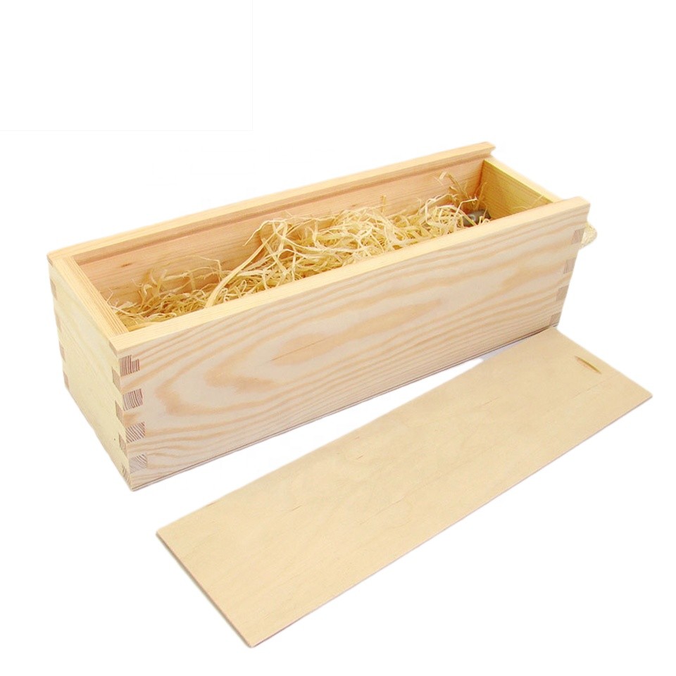 Good quality Simple useful customized cheap magnum wooden wine box