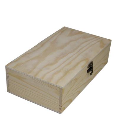 Customized logo and design unfinished wooden wine boxs