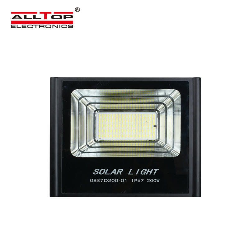 ALLTOP PC reflector IP67 building site outdoor lighting ip65 SMD 50 100 150 200 watt Solar LED Flood light