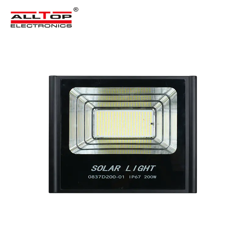 ALLTOP PC reflector IP67 building site outdoor lighting ip65 SMD 50 100 150 200 watt Solar LED Flood light