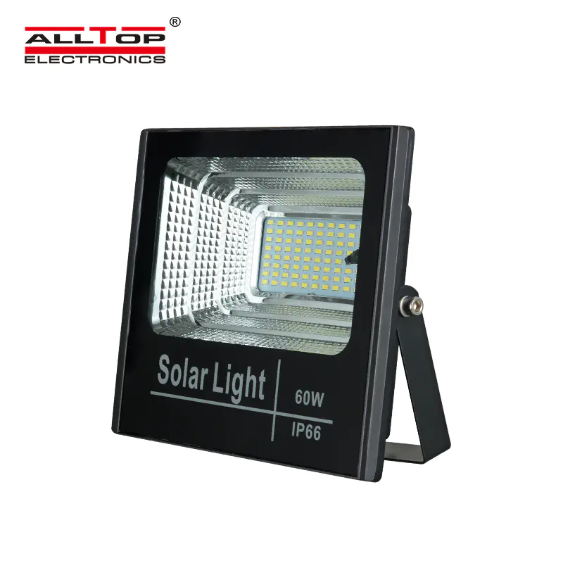ALLTOP Best quality IP66 waterproof outdoor Aluminum 25w 40w 60w 100w led solar flood light
