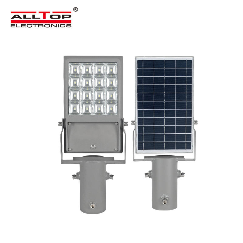 ALLTOP High quality waterproof outdoor 8w 12w integrated led solar floodlight