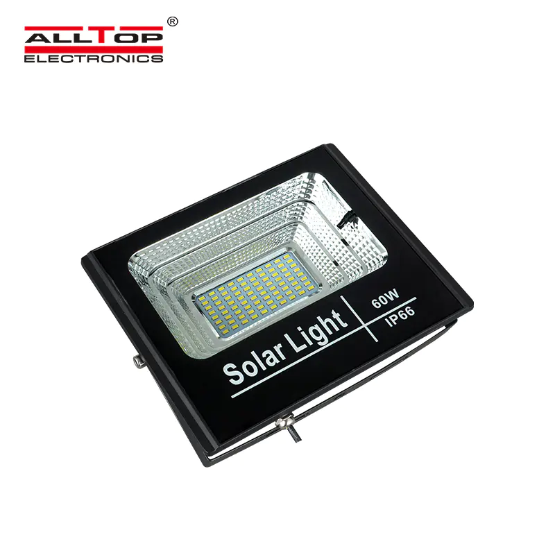 ALLTOP Best quality IP66 waterproof outdoor Aluminum 25w 40w 60w 100w led solar flood light