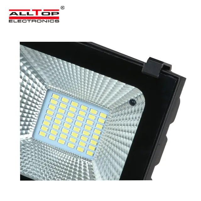 High quality dimmable automatically on outdoor waterproof ip65 10 20 30 50 100 w solar sensor led floodlight