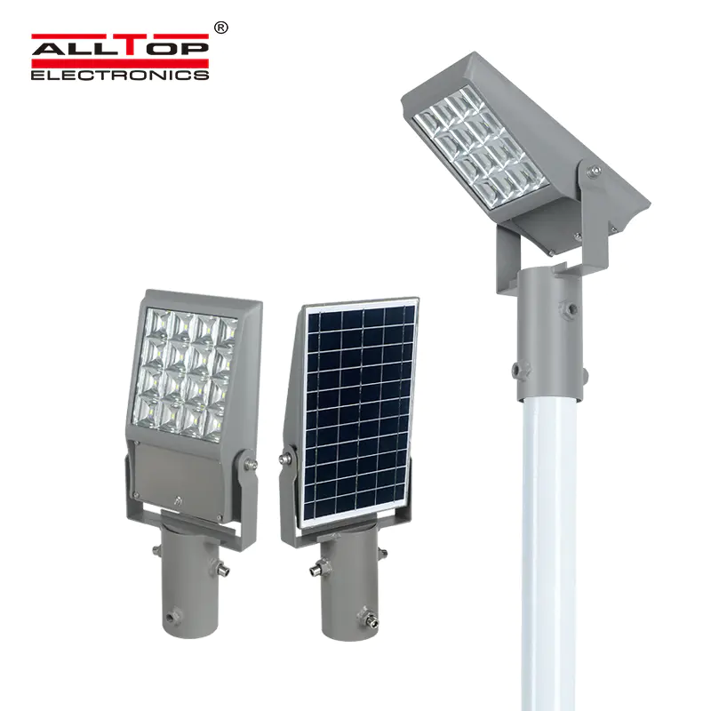 ALLTOP Hot sale waterproof outdoor lighting 8w 12w all in one led solar flood lamp